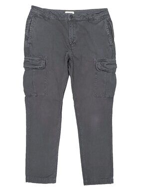 Taylor Stitch Charcoal Gray Rugged Utility Cargo Pants - Size 33x34